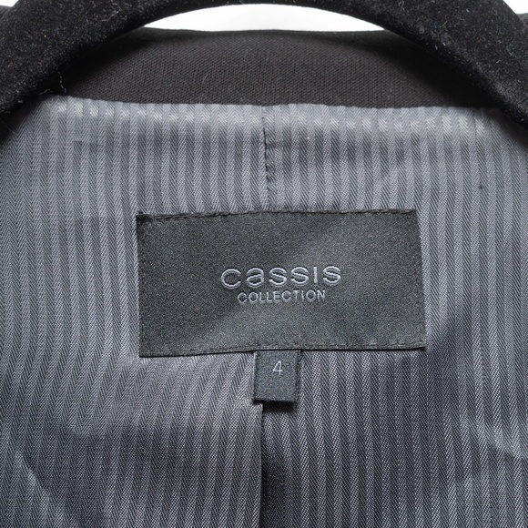 Cassis black blazer size 4 - Picture 2 of 5